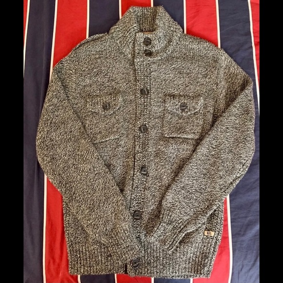 NO EXCESS - FULL ZIP CARDIGAN - Picture 2 of 7